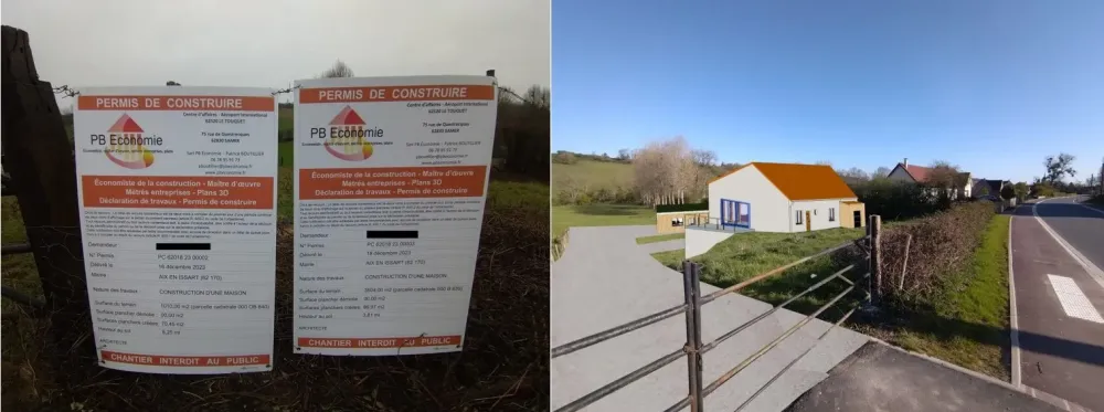 Permis de construire pour 2 maisons individuelle